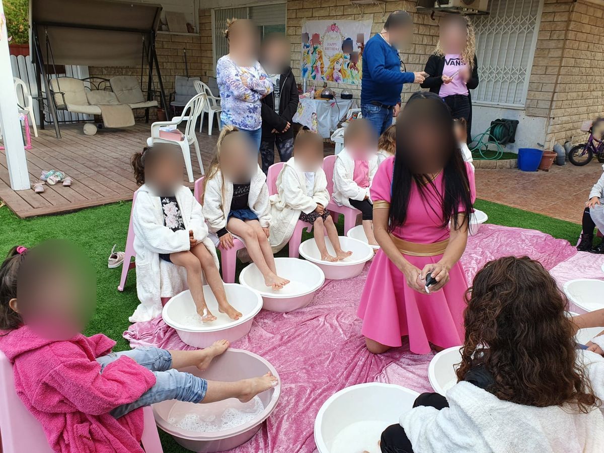 פדיקור בגיגיות
